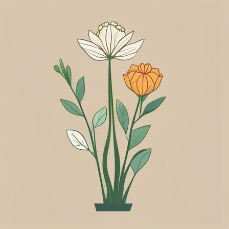 Parts of a plant — A flowering plant
